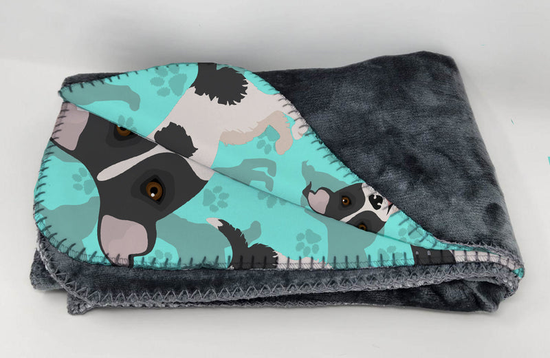 Jack Russell Terrier Soft Travel Blanket with Bag