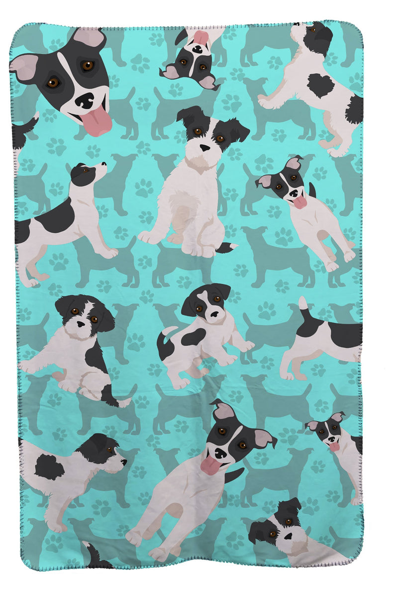 Jack Russell Terrier Soft Travel Blanket with Bag