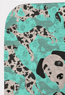 Harlequin Natural Ears Great Dane Quilted Blanket 50x60 Artwork Pattern Quilted Throw Blanket for Bed, Couch, Sofa, Soft and Lightweight