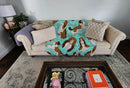 Shih Tzu Quilted Blanket 50x60 Artwork Pattern Quilted Throw Blanket for Bed, Couch, Sofa, Soft and Lightweight