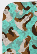 Shih Tzu Quilted Blanket 50x60 Artwork Pattern Quilted Throw Blanket for Bed, Couch, Sofa, Soft and Lightweight