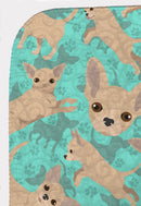 Chihuahua Quilted Blanket 50x60 Artwork Pattern Quilted Throw Blanket for Bed, Couch, Sofa, Soft and Lightweight