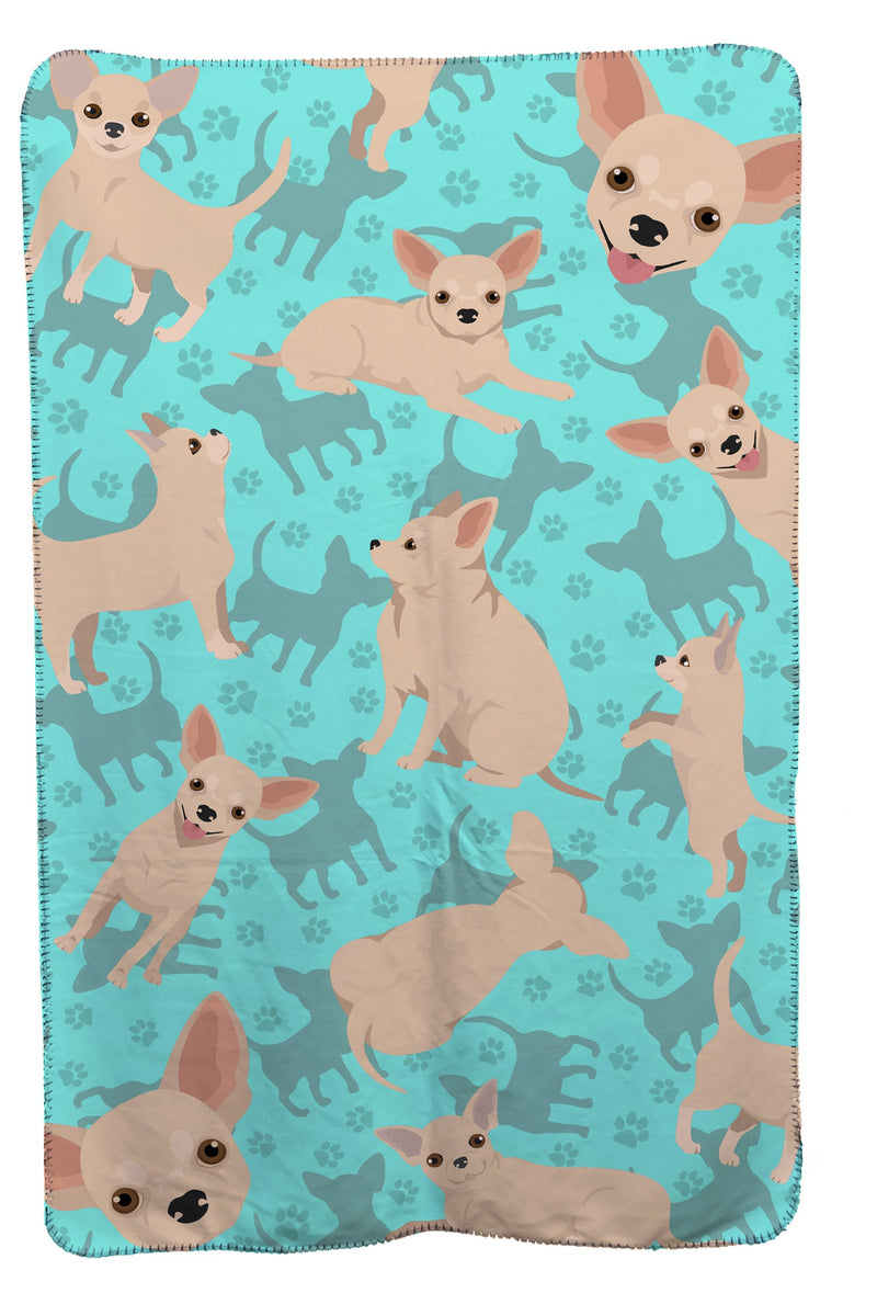 Chihuahua Soft Travel Blanket with Bag