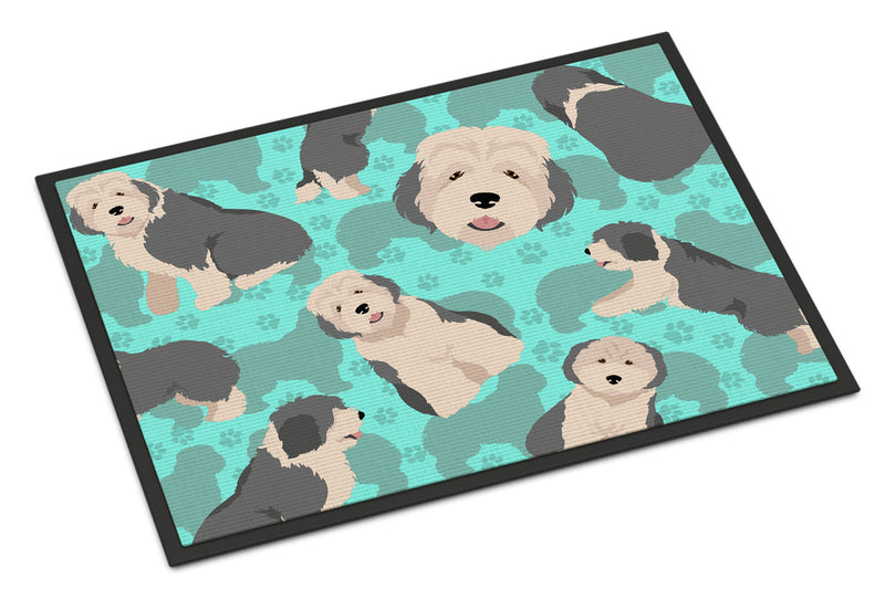 Old English Sheepdog Indoor or Outdoor Mat 24x36