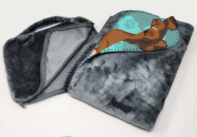 Sheltie Soft Travel Blanket with Bag