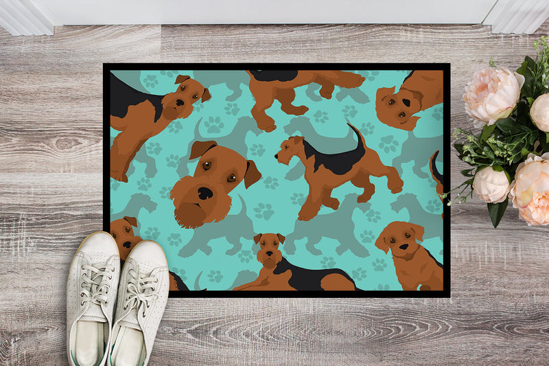 Airedale Terrier Indoor or Outdoor Mat 24x36