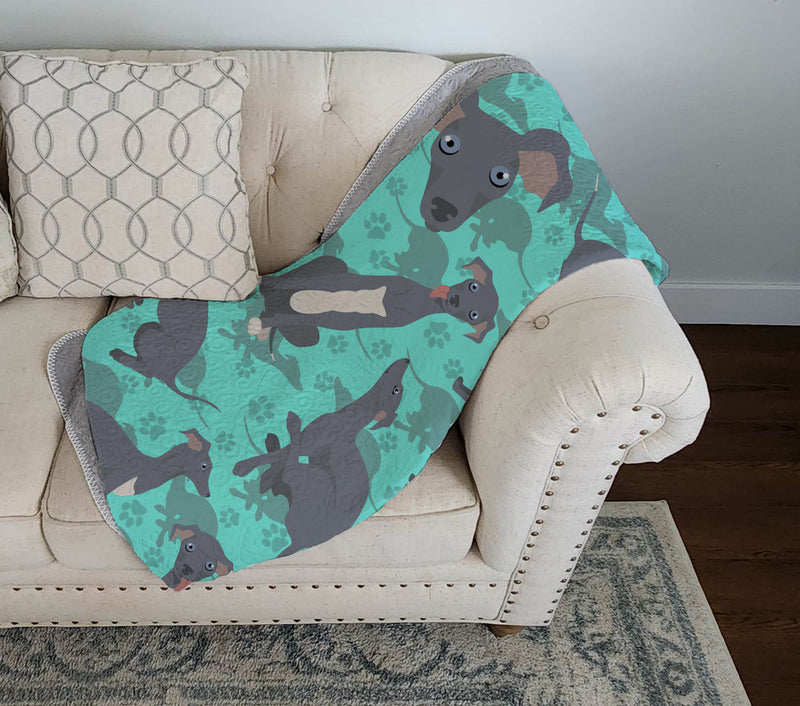 Italian Greyhound Quilted Blanket 50x60