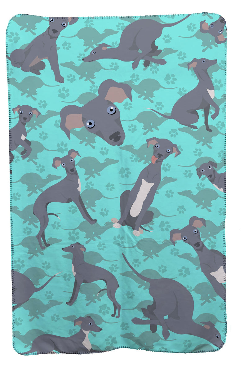 Italian Greyhound Soft Travel Blanket with Bag