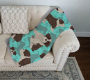 Brindle English Bulldog Quilted Blanket 50x60 Artwork Pattern Quilted Throw Blanket for Bed, Couch, Sofa, Soft and Lightweight