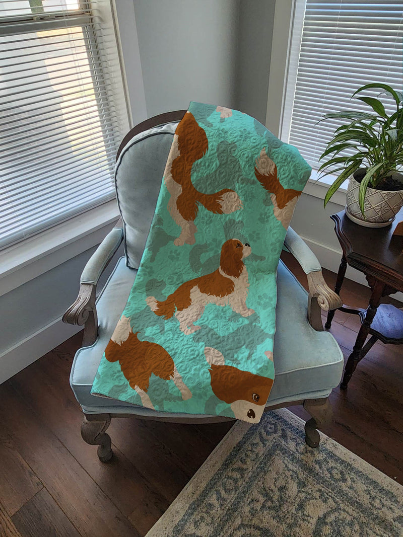 Blenheim Cavalier Spaniel Quilted Blanket 50x60