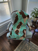 Liver English Springer Spaniel Quilted Blanket 50x60 Artwork Pattern Quilted Throw Blanket for Bed, Couch, Sofa, Soft and Lightweight