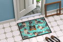 Blue Merle Sheltie Doormat - 24x36 Decorative Floor Mat – Indoor/Outdoor Rug with Artistic Flair