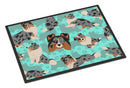 Blue Merle Sheltie Doormat - 24x36 Decorative Floor Mat – Indoor/Outdoor Rug with Artistic Flair