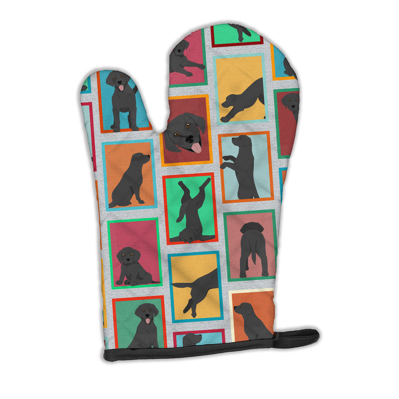 Lots of Black Labrador Retriever Oven Mitt