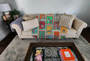 Lots of Schnauzer Quilted Blanket 50x60 Artwork Pattern Quilted Throw Blanket for Bed, Couch, Sofa, Soft and Lightweight