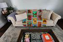 Lots of Chocolate Standard Poodle Quilted Blanket 50x60 Artwork Pattern Quilted Throw Blanket for Bed, Couch, Sofa, Soft and Lightweight