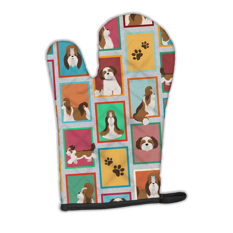 Lots of Shih Tzu Oven Mitt