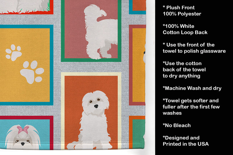 Lots of Maltese Kitchen Towel