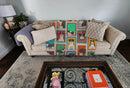 Lots of Brindle English Bulldog Quilted Blanket 50x60 Artwork Pattern Quilted Throw Blanket for Bed, Couch, Sofa, Soft and Lightweight