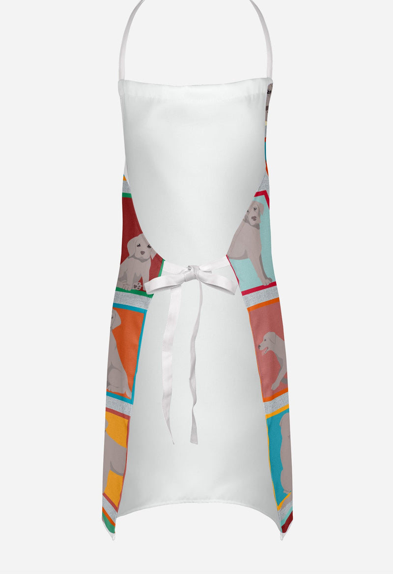 Lots of Grey Labrador Retriever Apron – Artist-Designed Kitchen, BBQ & Craft Apron