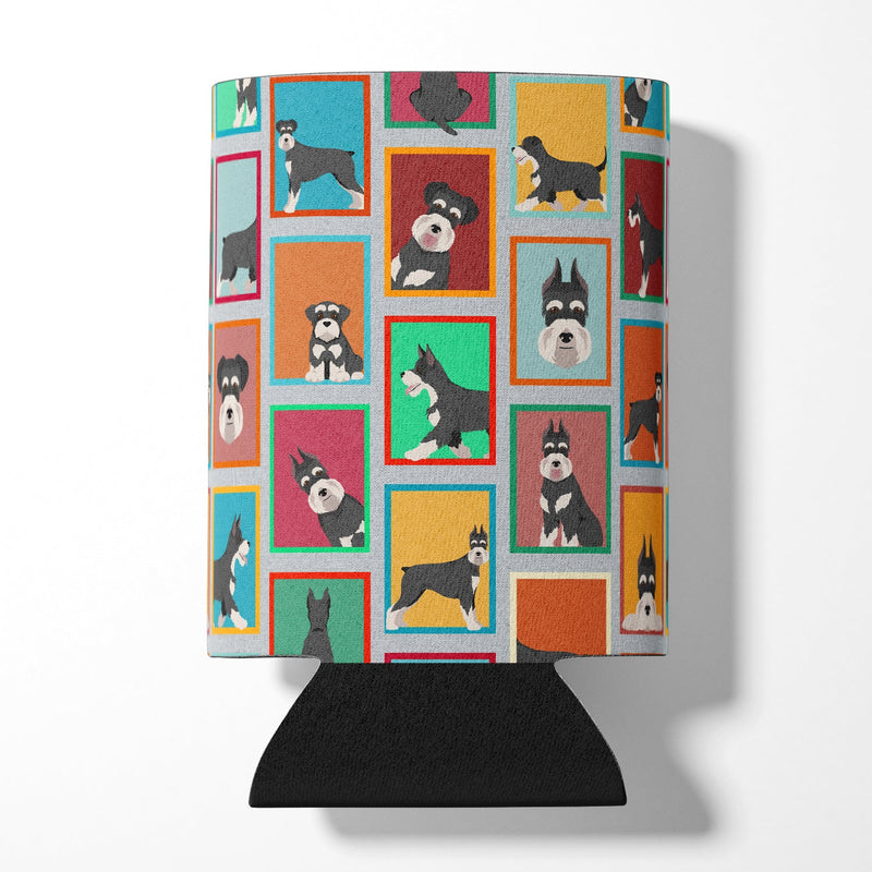 Lots of Black and Silver Schnauzer Can or Bottle Hugger