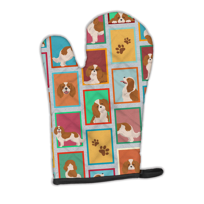 Lots of Blenheim Cavalier Spaniel Oven Mitt