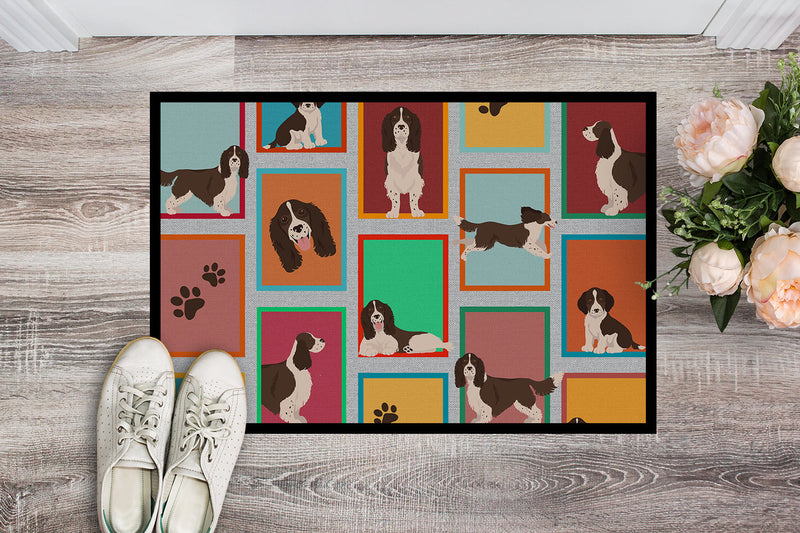 Lots of Liver English Springer Spaniel Doormat - 24x36 Decorative Floor Mat – Indoor/Outdoor Rug with Artistic Flair