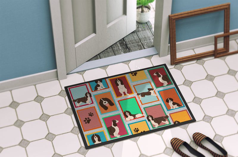 Lots of Liver English Springer Spaniel Doormat - 24x36 Decorative Floor Mat – Indoor/Outdoor Rug with Artistic Flair
