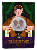 Border Collie Halloween House Flag