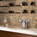 Bronze 12x12 Matte Square Metal Mosaic Tile (5 pack, 4.75 sq ft/case) - Sample