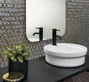 Anchor Gray 12x12 Polished Penny Round Metal Mosaic Tile (5 pack, 4.75 sq ft/case) - Sample