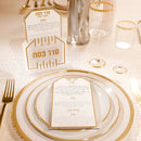 Linear Motzei Matzah Card Set by Feldart