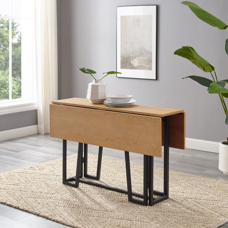 Memphis 47" Modern Drop-Leaf Dining Table