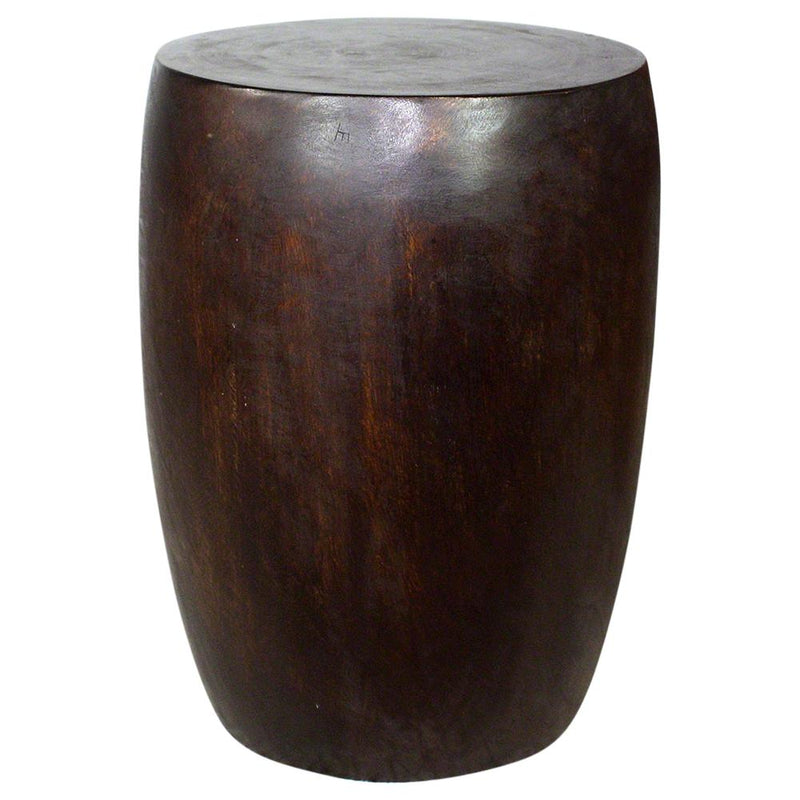 Haussmann® Wood Merlot End Table 15 D x 20 inch High Dark Walnut Oil