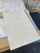 Ceppo Cream Terrazzo Limestone French Pattern Brushed / Chiseled Tile
