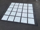 Bianco Carrara"C" Marble Square 5/8" x 5/8" (OFF SET) Honed Tile
