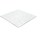 White Dove 12x12 Glossy Uniform Square Glass Mosaic Tile (20 pack, 18.69 sq ft/case) - Sample