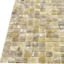 Golden Brown 12x12 Glossy Uniform Square Glass Mosaic Tile (20 pack, 18.69 sq ft/case)