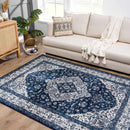 Billy Blue Medallion Rug - Promo