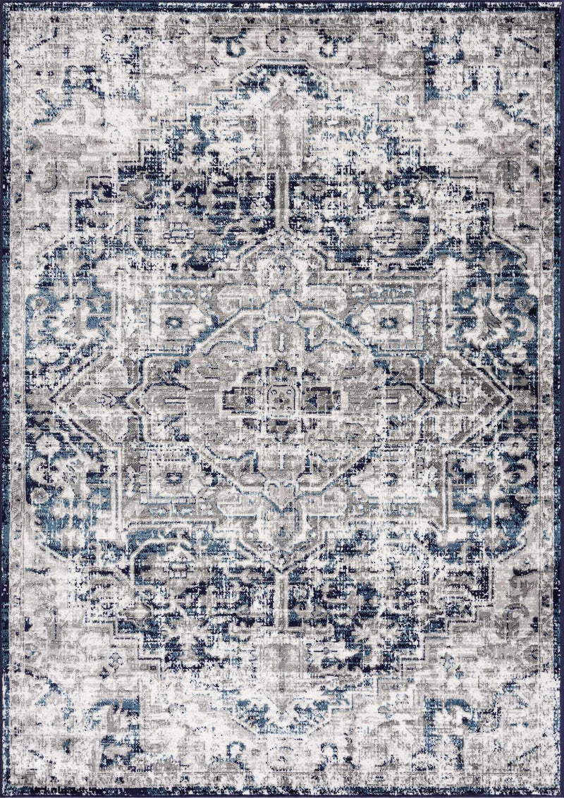 Hauteloom Buenaventura Navy Area Rug - Promo