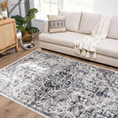 Hauteloom Buenaventura Cream & Navy Area Rug - Promo