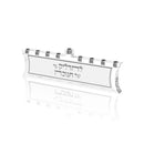 Woven Leatherite Menorah by Feldart