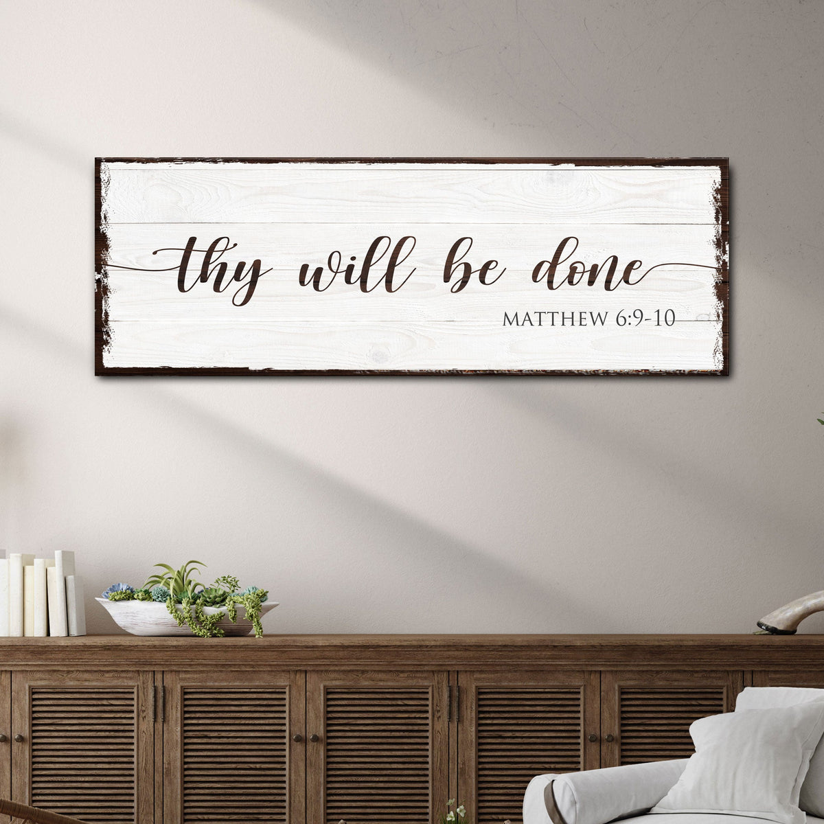 Thy Will Be Done Faith Sign II, photo 2 of 8