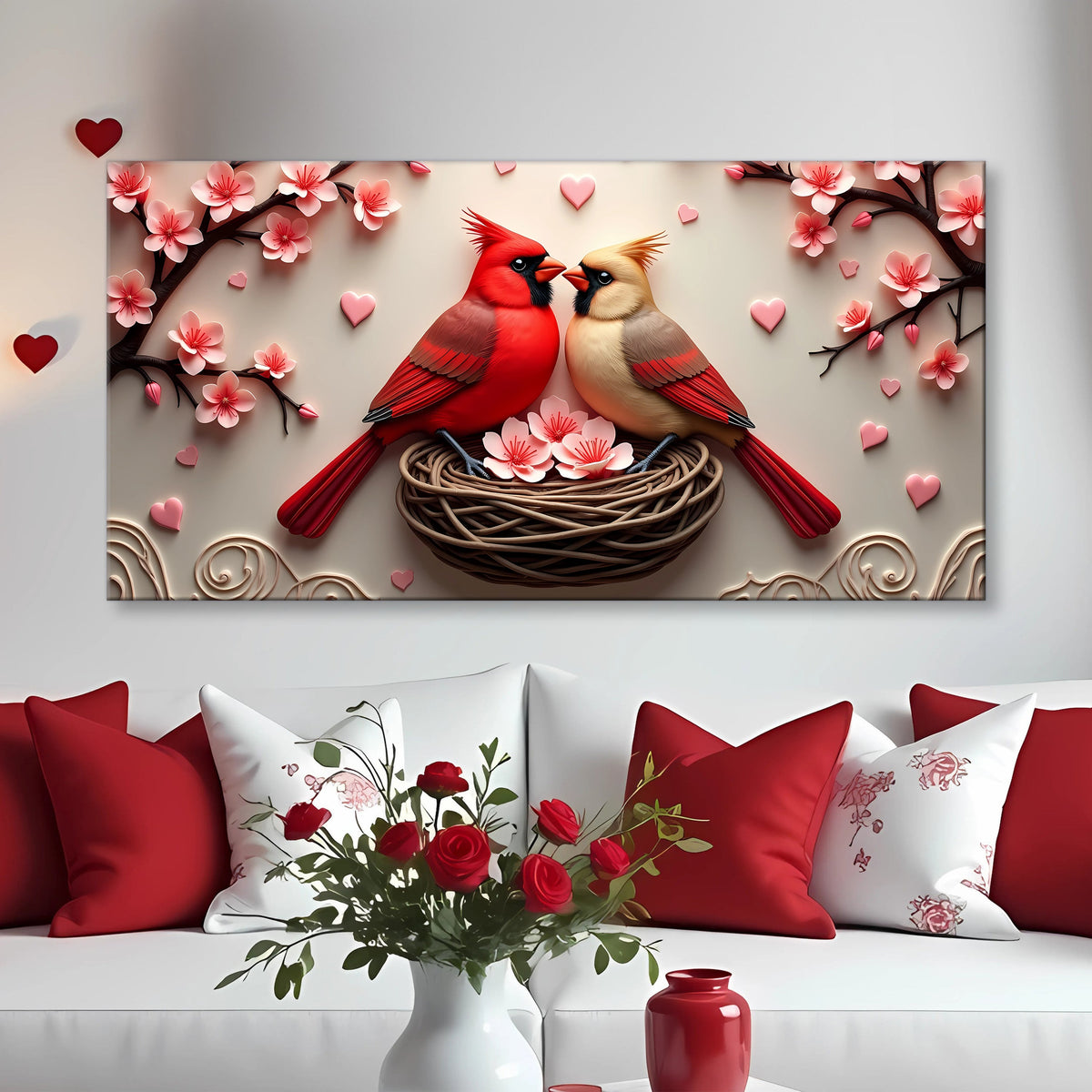 3D Cardinals Wall Art VI, photo 2 of 10