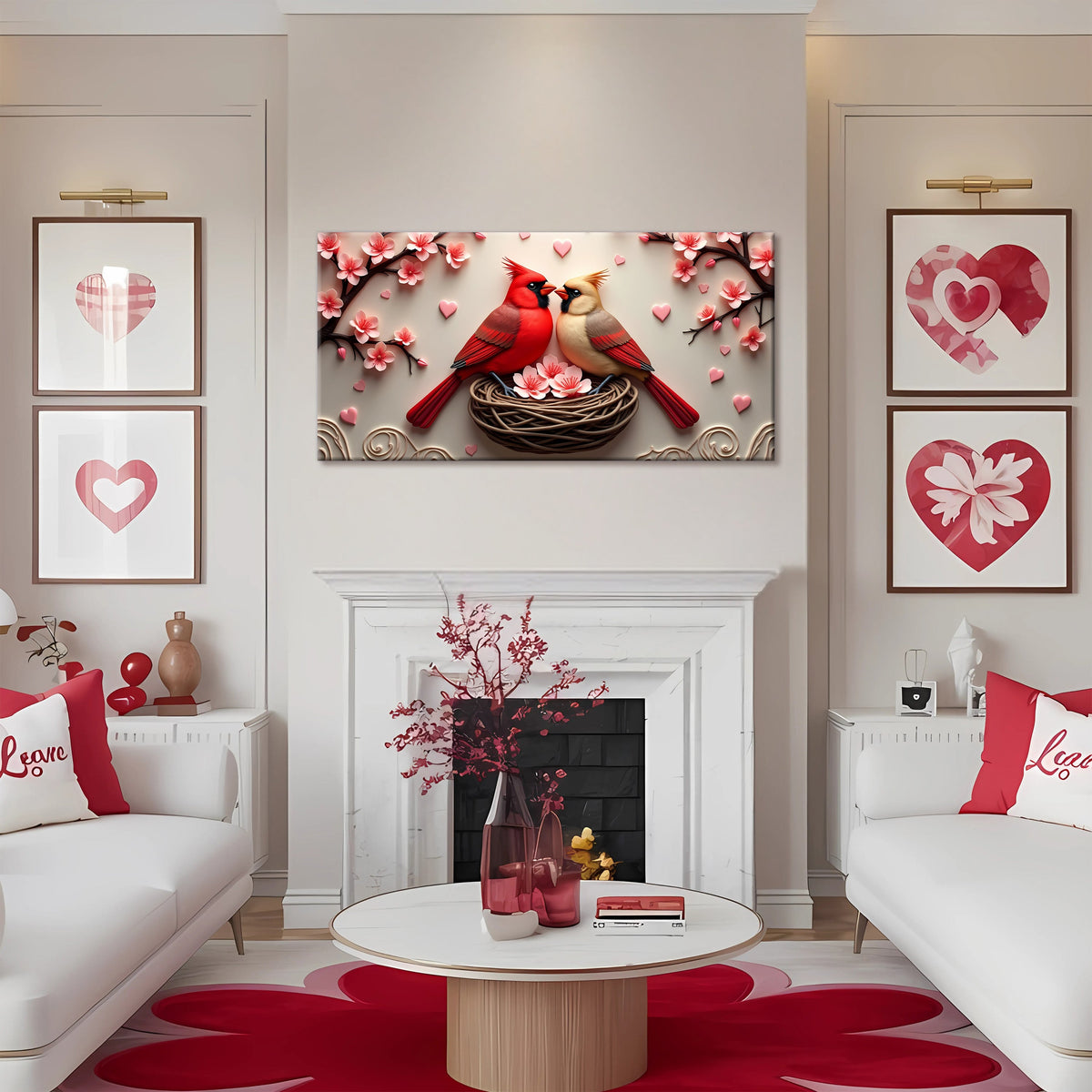 3D Cardinals Wall Art VI, photo 4 of 10