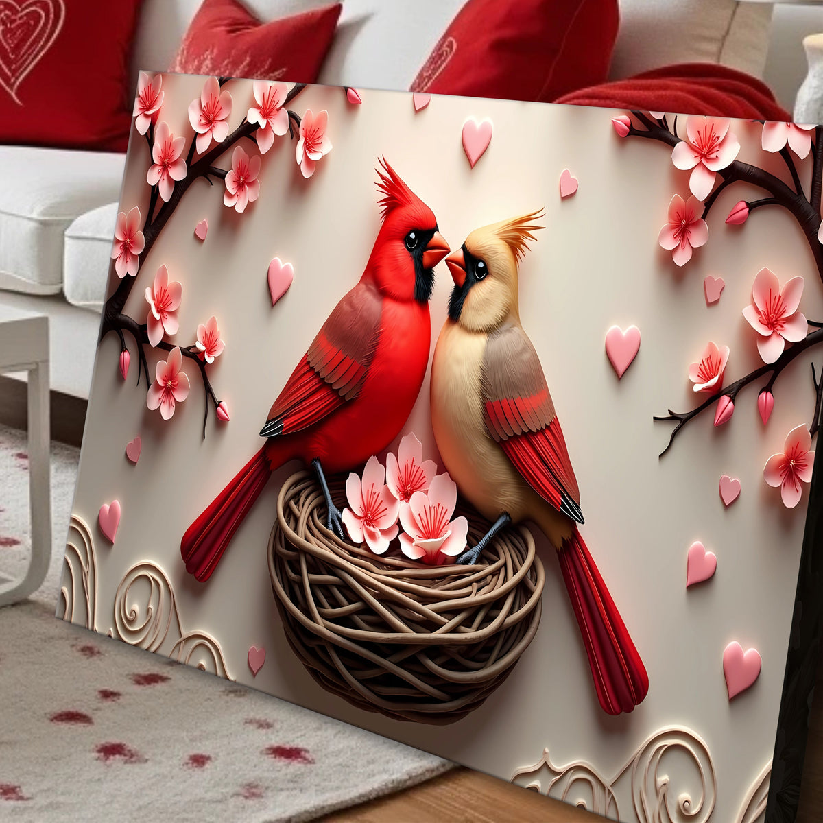 3D Cardinals Wall Art VI, photo 5 of 10