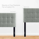 Lily Upholstered Fabric Twin Headboard by Modway by HouseOfZazla