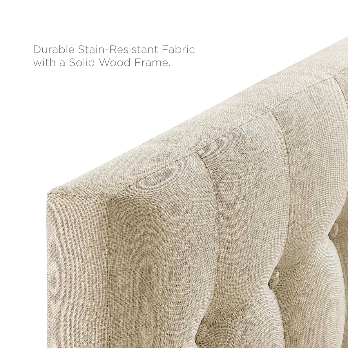 Emily Upholstered Fabric Twin Headboard by Modway, photo 22 of 28