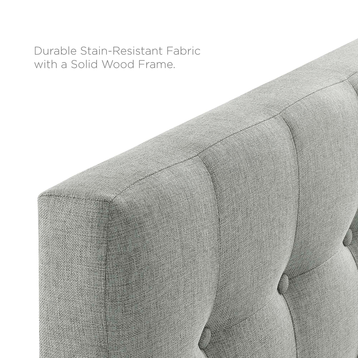 Emily Upholstered Fabric Twin Headboard by Modway, photo 21 of 28
