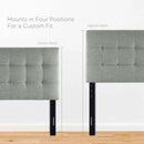 Emily Upholstered Fabric Twin Headboard by Modway by HouseOfZazla